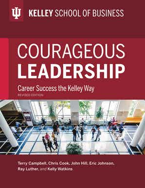 Book that Kelly has contributed to titled "Courageous Leadership"