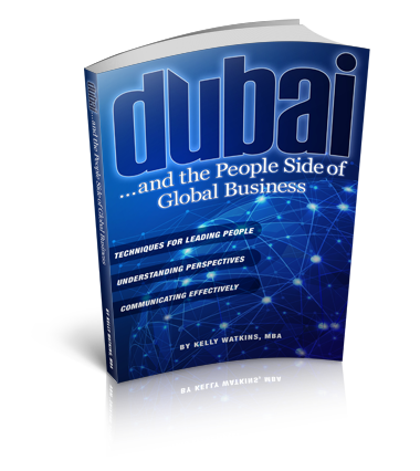 Book that Kelly has written titled "Dubai and the People Side of Global Business"